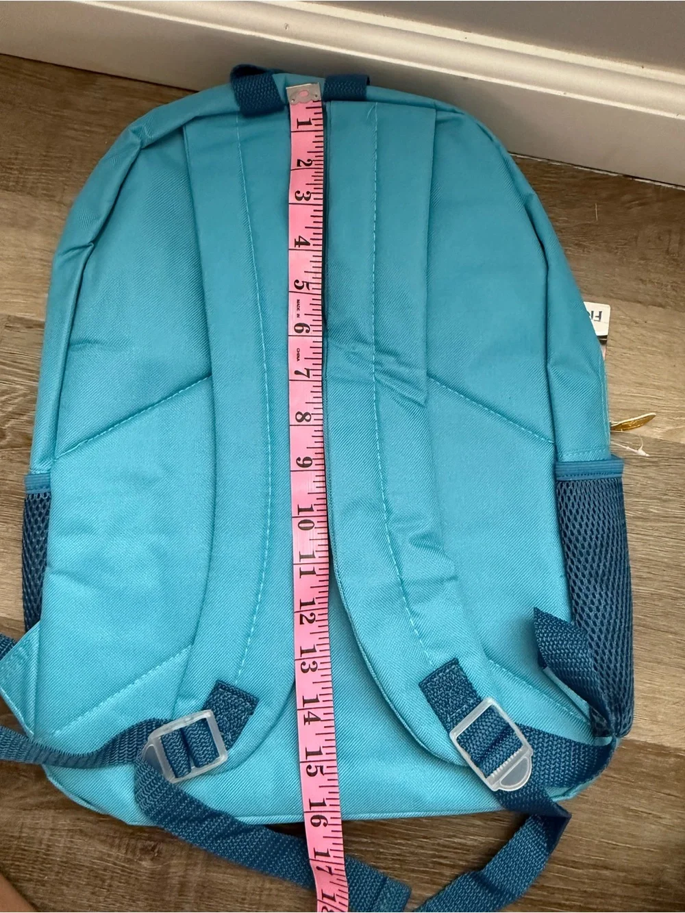 Disney Frozen II Backpack in Aqua Blue with Elsa & Anna Tag
